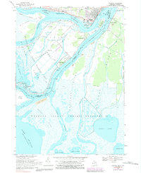 Download a high-resolution, GPS-compatible USGS topo map for Algonac, MI (1983 edition)