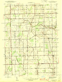 Download a high-resolution, GPS-compatible USGS topo map for Allenton, MI (1945 edition)
