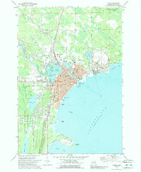 Download a high-resolution, GPS-compatible USGS topo map for Alpena, MI (1989 edition)