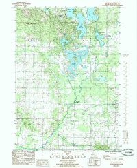 Download a high-resolution, GPS-compatible USGS topo map for Altona, MI (1985 edition)