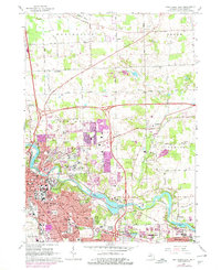 Download a high-resolution, GPS-compatible USGS topo map for Ann Arbor East, MI (1978 edition)
