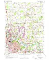 Download a high-resolution, GPS-compatible USGS topo map for Ann Arbor East, MI (1974 edition)