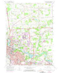 Download a high-resolution, GPS-compatible USGS topo map for Ann Arbor East, MI (1980 edition)