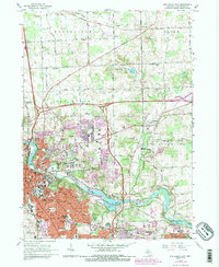 Download a high-resolution, GPS-compatible USGS topo map for Ann Arbor East, MI (1989 edition)