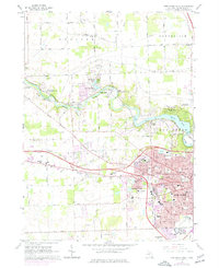 Download a high-resolution, GPS-compatible USGS topo map for Ann Arbor West, MI (1977 edition)