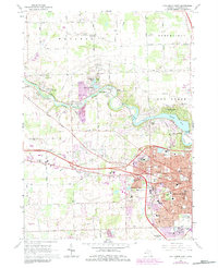 Download a high-resolution, GPS-compatible USGS topo map for Ann Arbor West, MI (1984 edition)