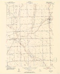 Download a high-resolution, GPS-compatible USGS topo map for Armada, MI (1954 edition)