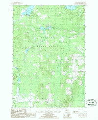Download a high-resolution, GPS-compatible USGS topo map for Atlanta SE, MI (1986 edition)