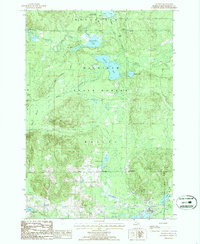 Download a high-resolution, GPS-compatible USGS topo map for Atlanta, MI (1986 edition)