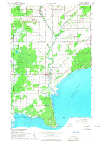 Download a high-resolution, GPS-compatible USGS topo map for Au Gres, MI (1968 edition)