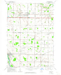 Download a high-resolution, GPS-compatible USGS topo map for Auburn, MI (1964 edition)