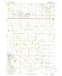 Download a high-resolution, GPS-compatible USGS topo map for Auburn, MI (1974 edition)