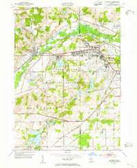 Download a high-resolution, GPS-compatible USGS topo map for Augusta, MI (1955 edition)