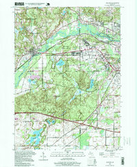 Download a high-resolution, GPS-compatible USGS topo map for Augusta, MI (1999 edition)