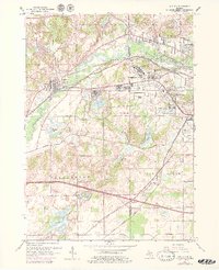 Download a high-resolution, GPS-compatible USGS topo map for Augusta, MI (1979 edition)
