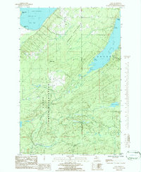 Download a high-resolution, GPS-compatible USGS topo map for Aura, MI (1985 edition)