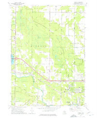 Download a high-resolution, GPS-compatible USGS topo map for Averill, MI (1976 edition)