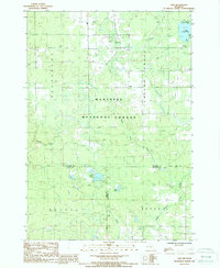 Download a high-resolution, GPS-compatible USGS topo map for Axin, MI (1988 edition)
