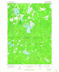 Download a high-resolution, GPS-compatible USGS topo map for Backus Lake, MI (1964 edition)