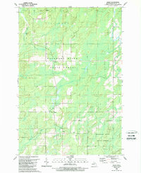 Download a high-resolution, GPS-compatible USGS topo map for Banat, MI (1989 edition)