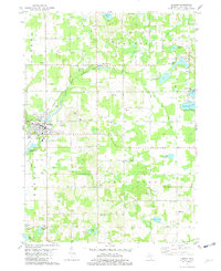 Download a high-resolution, GPS-compatible USGS topo map for Bangor, MI (1982 edition)