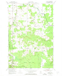 Download a high-resolution, GPS-compatible USGS topo map for Barbeau, MI (1973 edition)
