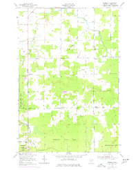 Download a high-resolution, GPS-compatible USGS topo map for Barbeau, MI (1977 edition)