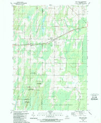 preview thumbnail of historical topo map of Delta County, MI in 1989