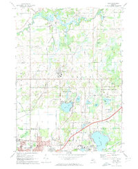 Download a high-resolution, GPS-compatible USGS topo map for Bath, MI (1974 edition)