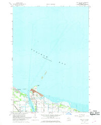 Download a high-resolution, GPS-compatible USGS topo map for Bay City NE, MI (1969 edition)