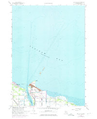 Download a high-resolution, GPS-compatible USGS topo map for Bay City NE, MI (1974 edition)