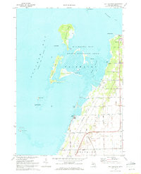 Download a high-resolution, GPS-compatible USGS topo map for Bay Port West, MI (1972 edition)