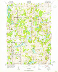 Download a high-resolution, GPS-compatible USGS topo map for Bedford, MI (1955 edition)