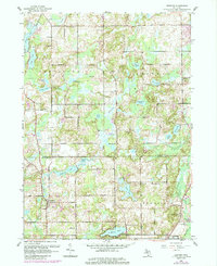 Download a high-resolution, GPS-compatible USGS topo map for Bedford, MI (1985 edition)