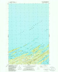 Download a high-resolution, GPS-compatible USGS topo map for Belle Harbor, MI (1986 edition)