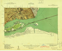 Download a high-resolution, GPS-compatible USGS topo map for Belle Isle, MI (1940 edition)
