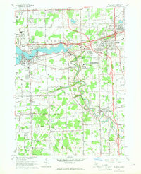preview thumbnail of historical topo map of Belleville, MI in 1967