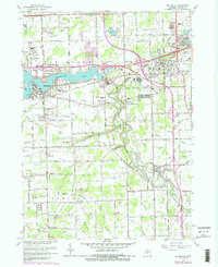 Download a high-resolution, GPS-compatible USGS topo map for Belleville, MI (1989 edition)