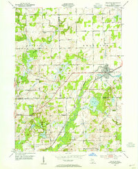 Download a high-resolution, GPS-compatible USGS topo map for Bellevue, MI (1955 edition)