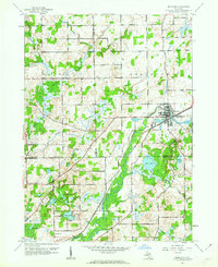 Download a high-resolution, GPS-compatible USGS topo map for Bellevue, MI (1962 edition)