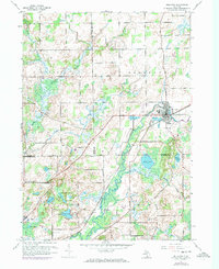 Download a high-resolution, GPS-compatible USGS topo map for Bellevue, MI (1973 edition)