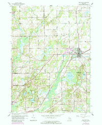 Download a high-resolution, GPS-compatible USGS topo map for Bellevue, MI (1985 edition)