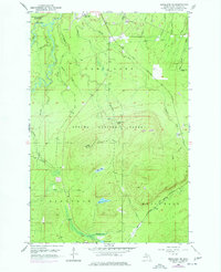 1956 Map of White Pine, MI, 1977 Print