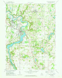 Download a high-resolution, GPS-compatible USGS topo map for Berrien Springs, MI (1973 edition)
