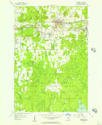Download a high-resolution, GPS-compatible USGS topo map for Bessemer, MI (1957 edition)
