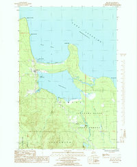 Download a high-resolution, GPS-compatible USGS topo map for Big Bay, MI (1985 edition)