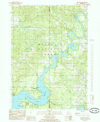 Download a high-resolution, GPS-compatible USGS topo map for Big Bend, MI (1985 edition)