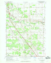 Download a high-resolution, GPS-compatible USGS topo map for Birch Run North, MI (1968 edition)