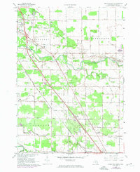 Download a high-resolution, GPS-compatible USGS topo map for Birch Run North, MI (1974 edition)