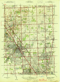 1945 Map of Birmingham